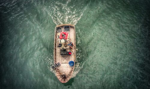 Boats in calm sea