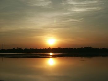 Scenic view of sunset sky
