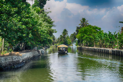 Scenic view of river against sky