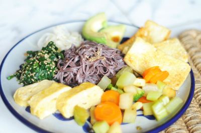 Close-up of salad in plate