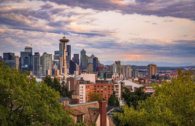 Buildings in city