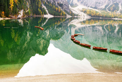 Scenic view of lake