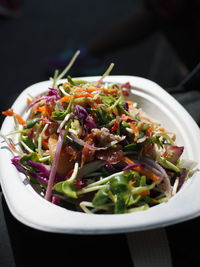 Close-up of salad in bowl