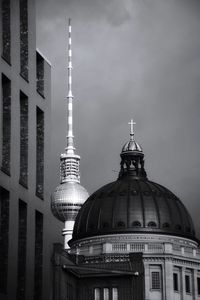 Low angle view of church