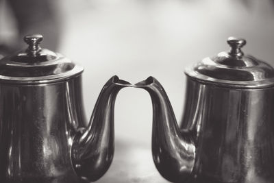 Close-up of tea in cup