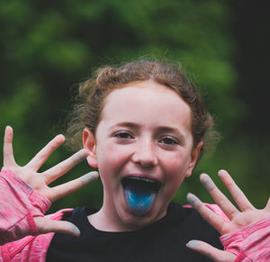 Portrait of a smiling girl