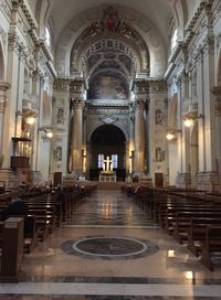 Interior of church