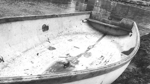 View of boats in water