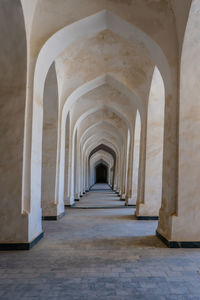 Corridor of historic building