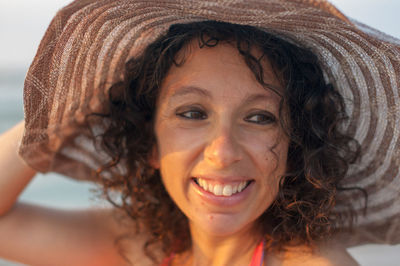 Portrait of a smiling young woman