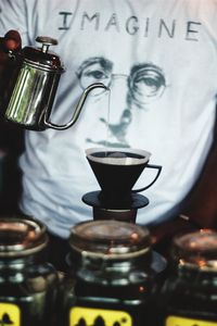 Close-up of coffee cup