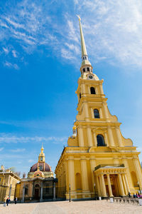 Low angle view of church