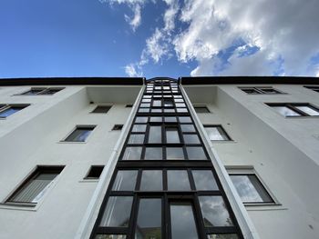 Low angle view of building against sky