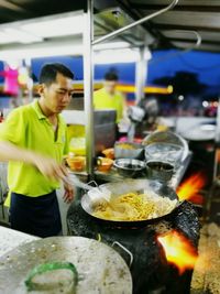 Full frame shot of market stall