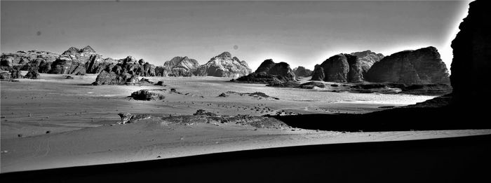 Panoramic view of beach