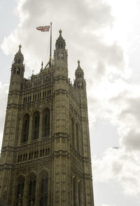 Low angle view of historical building against sky