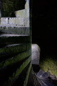 Close-up of stone wall