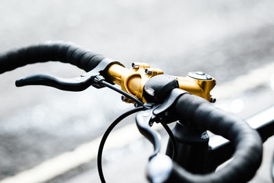 Close-up of bicycle