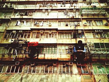 Woman standing in building