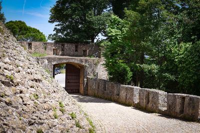 View of old ruin building