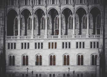 Facade of old building