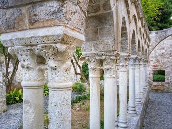 Ruins of historical building