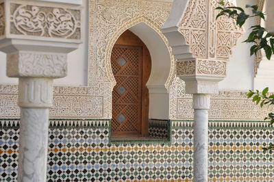 Low angle view of ornate building