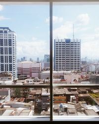 Cityscape against sky