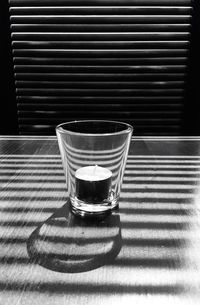 Close-up of drink on table