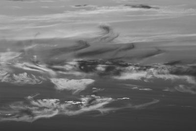 Low angle view of clouds in sky