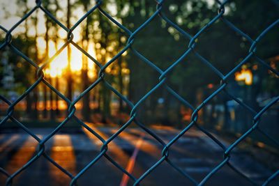 Full frame shot of chainlink fence