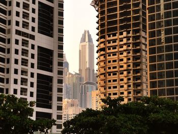 Low angle view of buildings against sky