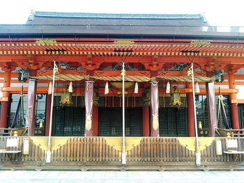 Facade of building