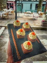 Close-up of cake on plate