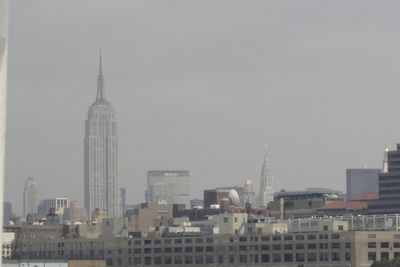 Buildings in city against sky