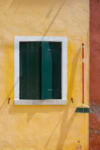 Low angle view of window