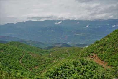 Scenic view of landscape against sky