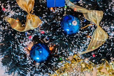 Close-up of christmas tree