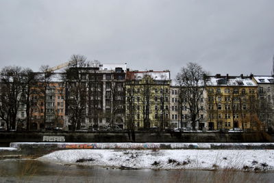Built structures against the sky