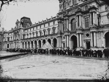 Facade of historical building