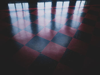 Full frame shot of tiled floor