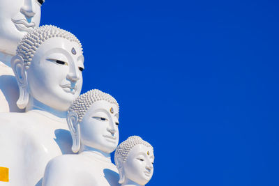 Buddha image at pha son kaew temple or phra that pha kaew, a famous temple that is beautiful 