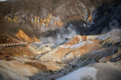 Snow and,volcano