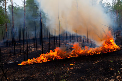 burning