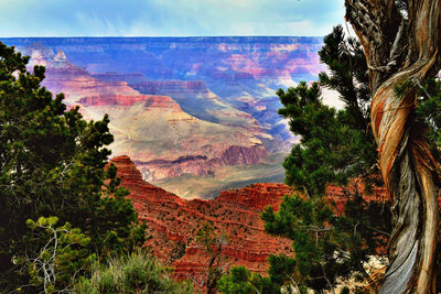 Scenic view of mountain against sky