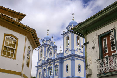 Low angle view of building against sky