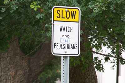 Low angle view of signboard