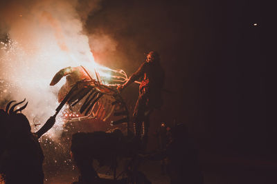 Fire and music. folklore and tradition in mallorca