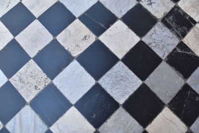 Full frame shot of tiled floor