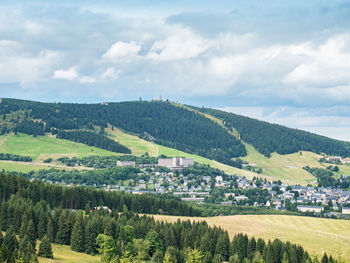 Scenic view of landscape against sky